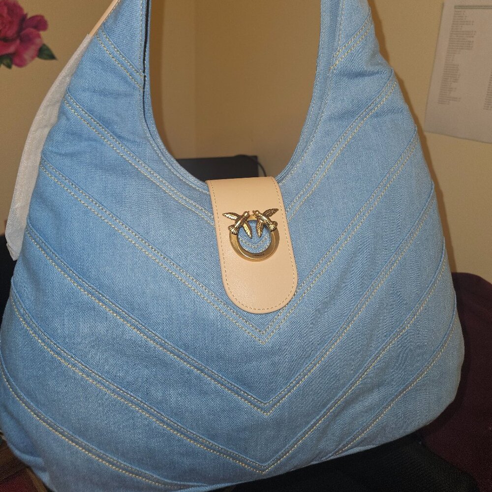 Denim Pinko Hobo bag NEW
